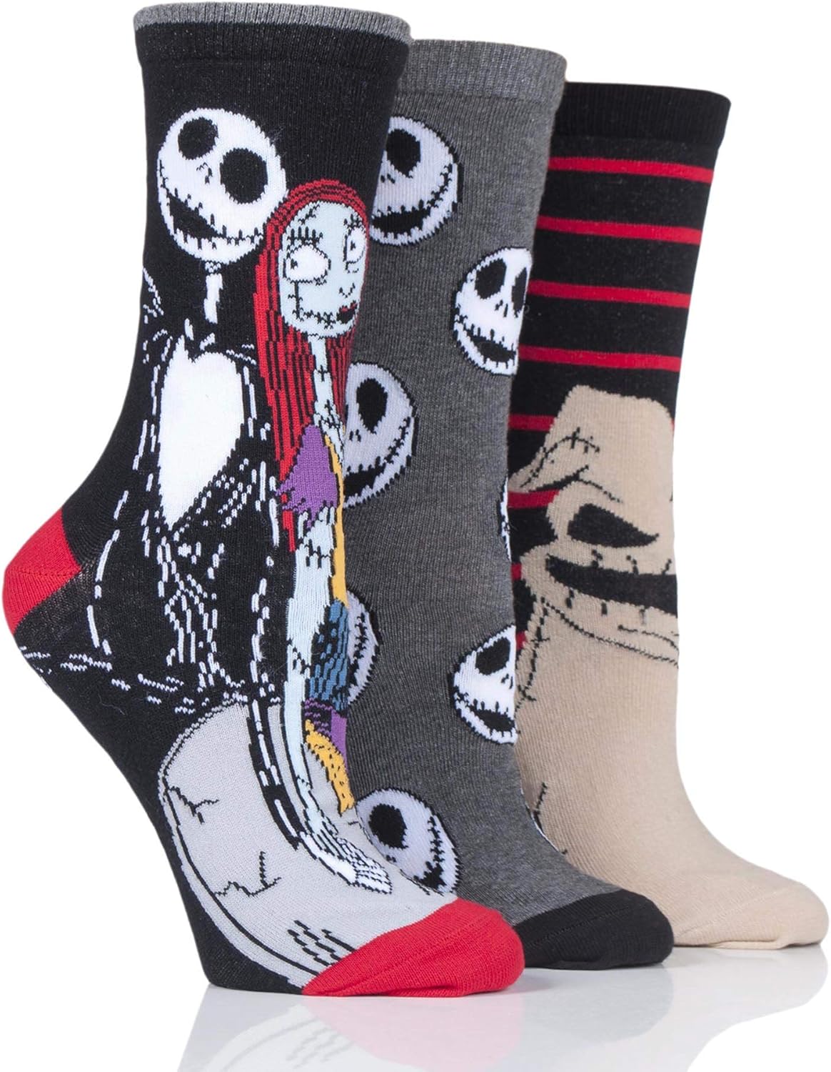 Ladies Disney The Nightmare Before Christmas Cotton Socks Pack