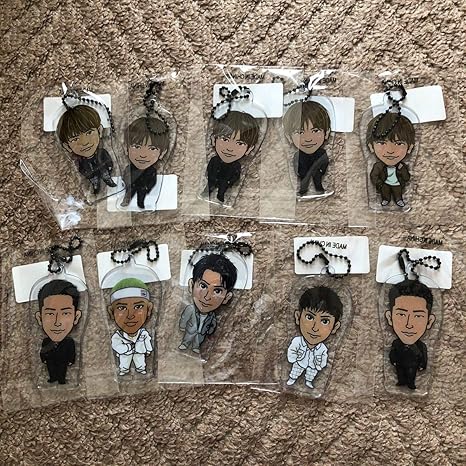 Amazon Co Jp Exile Tribe Exile 三代目 J Soul Brothers クリアチャーム グッズ まとめ売り 登坂広臣 Naoto 山下健二郎 Elly 小林直己 ジュエリー