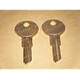 CH510 Keys Pair For Truck Tool Box Locks - Pre-Cut To Your Code, Metal, Silver