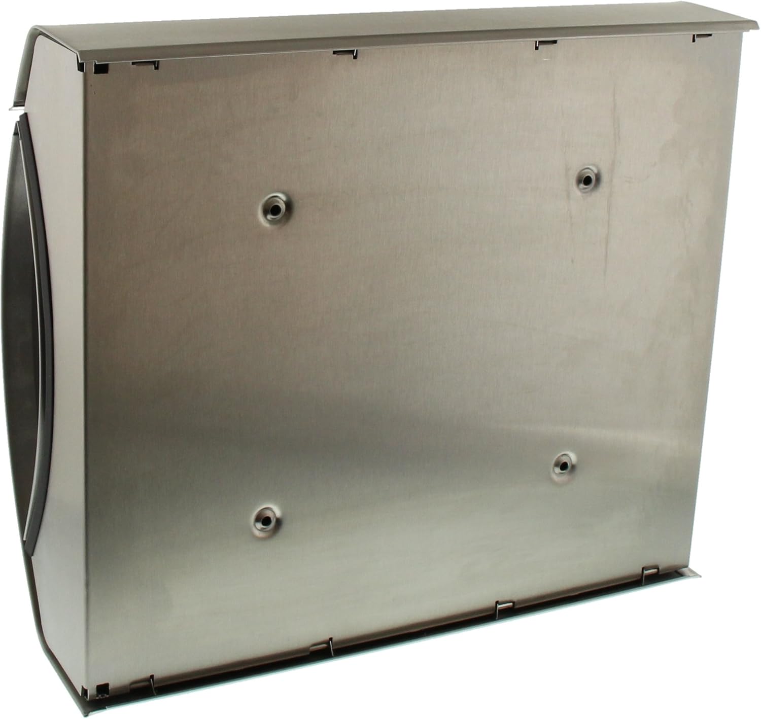 BURG-WÄCHTER Stainless Steel Letterbox with Integrated Newspaper Compartment, A4 Throw-in Format, EU Norm EN 13724 - Image 3