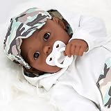 BiBi Doll 20 Inch Black Ethnic Baby Boy Doll The Magic Toy Shop Camouflage view 2