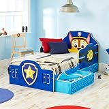 Paw Patrol Chase Kids Toddler Bed with Storage, Blue by HelloHome view 4