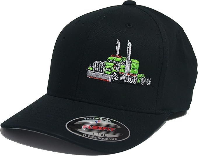 Trucker Truck Hat Big Rig Cap Flexfit Amazon.ca Clothing & Accessories