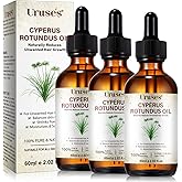 3Pack Cyperus Rotundus Oil, Natural Cyperus Rotundus Oil for Hair Removal, Reduces Unwanted Hair Growth, Moisturizes & Soothes The Skin, Suitable for All Skin Types