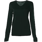 Cuddl Duds Softwear Long Sleeve V-Neck Top Daywear