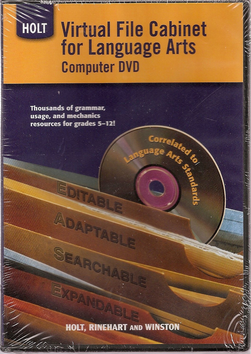 Elements Of Language Virtual File Cabinet Dvd Amazon Co Uk 9780030991837 Books