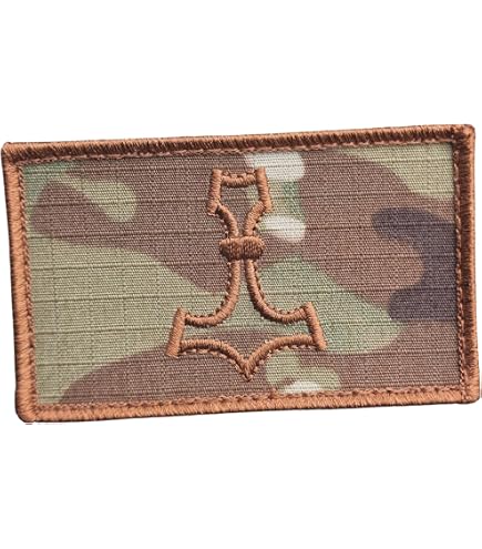 Patches Tattici Multicam Morale Patch Vichingo - Esercito, Airsoft E Regali Per Uomini - Applicazione A Strappo