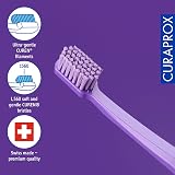 Curaprox CS 1560 Soft Toothbrush 1,560 Filaments Firmer Feel Adults Made in view 2