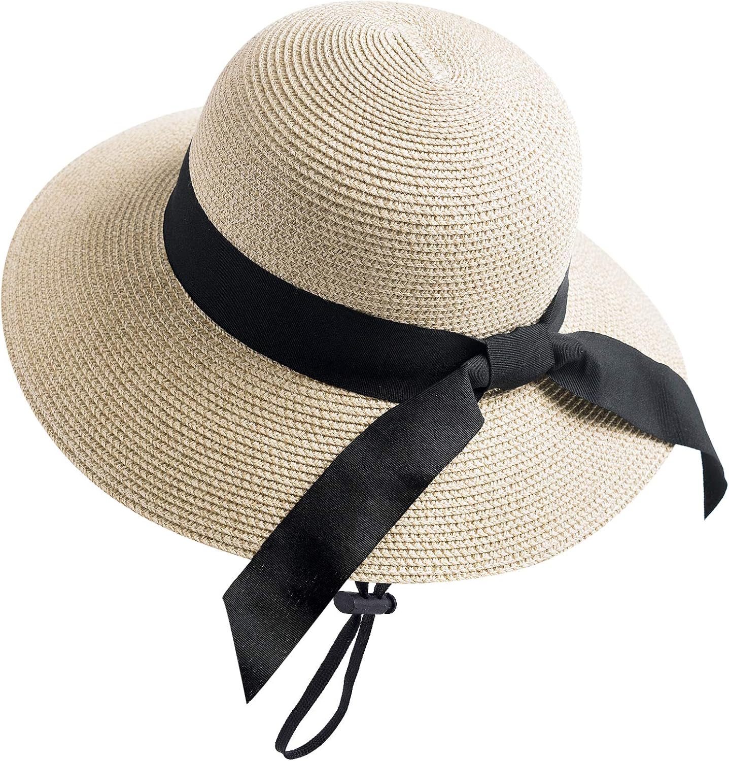 FURTALK Womens Beach Sun Straw Hat UV UPF50 Travel Foldable Brim Summer UV Hat at  Women’s Clothing store