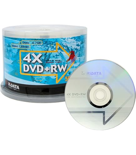 (未使用･未開封品)　Verbatim 94839?DVD + RWディスク、4.7?GB、4?x、W/スリムジュエルCases、パール、10?/パック p1m72rm Amazon.com: Verbatim 94839 DVD+RW Discs, 4.7GB, 4X, w/Slim