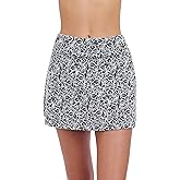 Profile by Gottex Plumeria Textured Leafy Print Stylish & Versatile Women’s Pull-On Skirt Swimsuit Coverup Swim Essential
