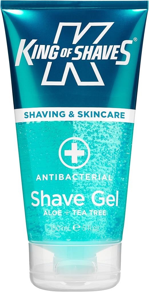 King of Shaves Antibacterial Shaving Gel for Men 150ml Mens Shaving