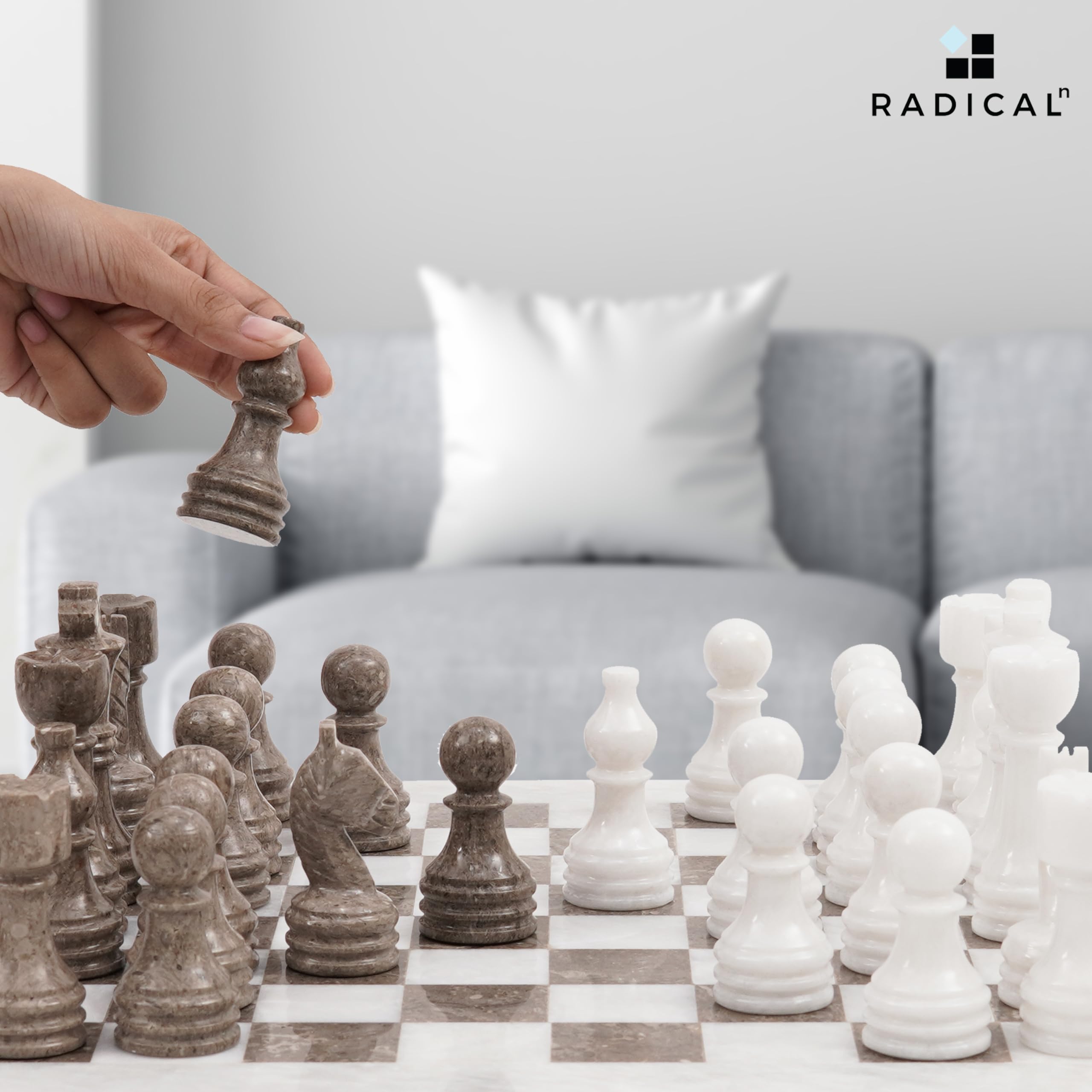 Radicaln Marble Chess Set 15
