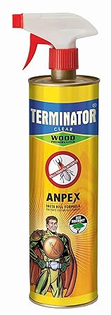 Pidilite Terminator Eco-Friendly Termite Killer Spray| Wood Preservative and Termite, Borer, Insect Repellant Spray| For Home, Kitchen and Offices (1 Ltr)