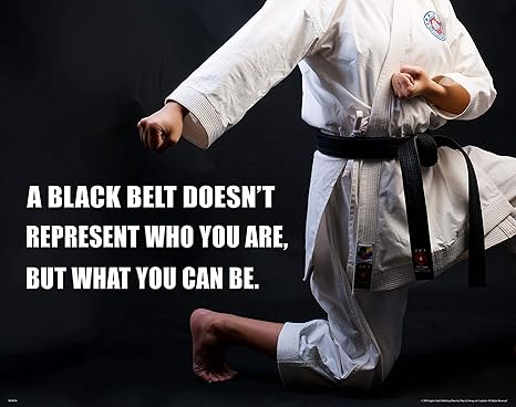 Amazon Com Apple Creek Martial Arts Class Motivational Poster Art Print 11x14 Karate Judo Taekwondo Mma Black Belt Posters Prints