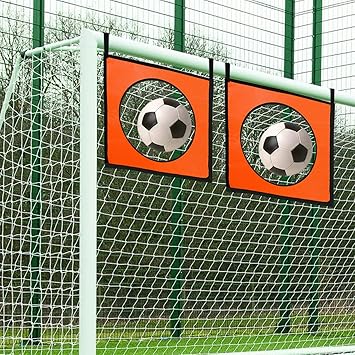 Amazon Trademark Innovations サッカーゴール スクエアターゲットトレーニング器具 キャリーバッグ付き 2個セット Trademark Innovations サッカー