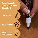 Furniture Clinic Wood Repair Pen Dark Oak Scratch Fix Touch-Up Marker Quick Dry view 2