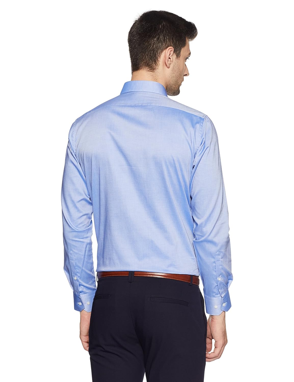 van heusen men's solid slim fit formal shirt