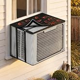 DEMEDO Air Conditioner Covers for Outside, Mesh Window Ac Cover for Outdoor Block Bugs Leaves and Debris, Rainproof Cover for Wall Ac Unit (21&rdquo;W x 15&rdquo;H x 16&rdquo;D)