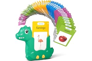 AIRBITION Talking Flash Cards for Toddlers 1-3, Montessori Learning Toys with 224 Words, Pocket Speech Toys for Language Development, Autism Speech Therapy Toys, Children's Sensory Learning, Gifts