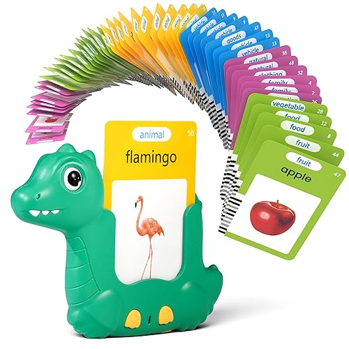Talking Flash Cards for Toddlers 1-3, Montessori Learning Toys with 224 Words, Pocket Speech Toys for Language Development, Autism Speech Therapy Toys, Children's Sensory Learning, Gifts