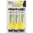 LUMAX LX-1901 Amber Multi-Purpose Lithium Grease Cartridge – oz. Pack of 3. Heavy-Duty, Lithium-Base Grease is Ideal for Most Agricultural, Automotive and Industrial Applications.
