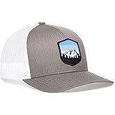 HAKA Camping Trucker Hat, Mountain Mesh Outdoor Hat for Men & Women, Adjustable Snapback Baseball Cap, Golf Hat