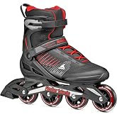 Rollerblade Zetrablade Men's Adult Fitness Inline Skate, Black and Silver