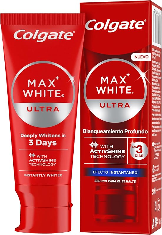 Max White Ultra Efecto Instantáneo, Pasta Blanqueadora, 50ml