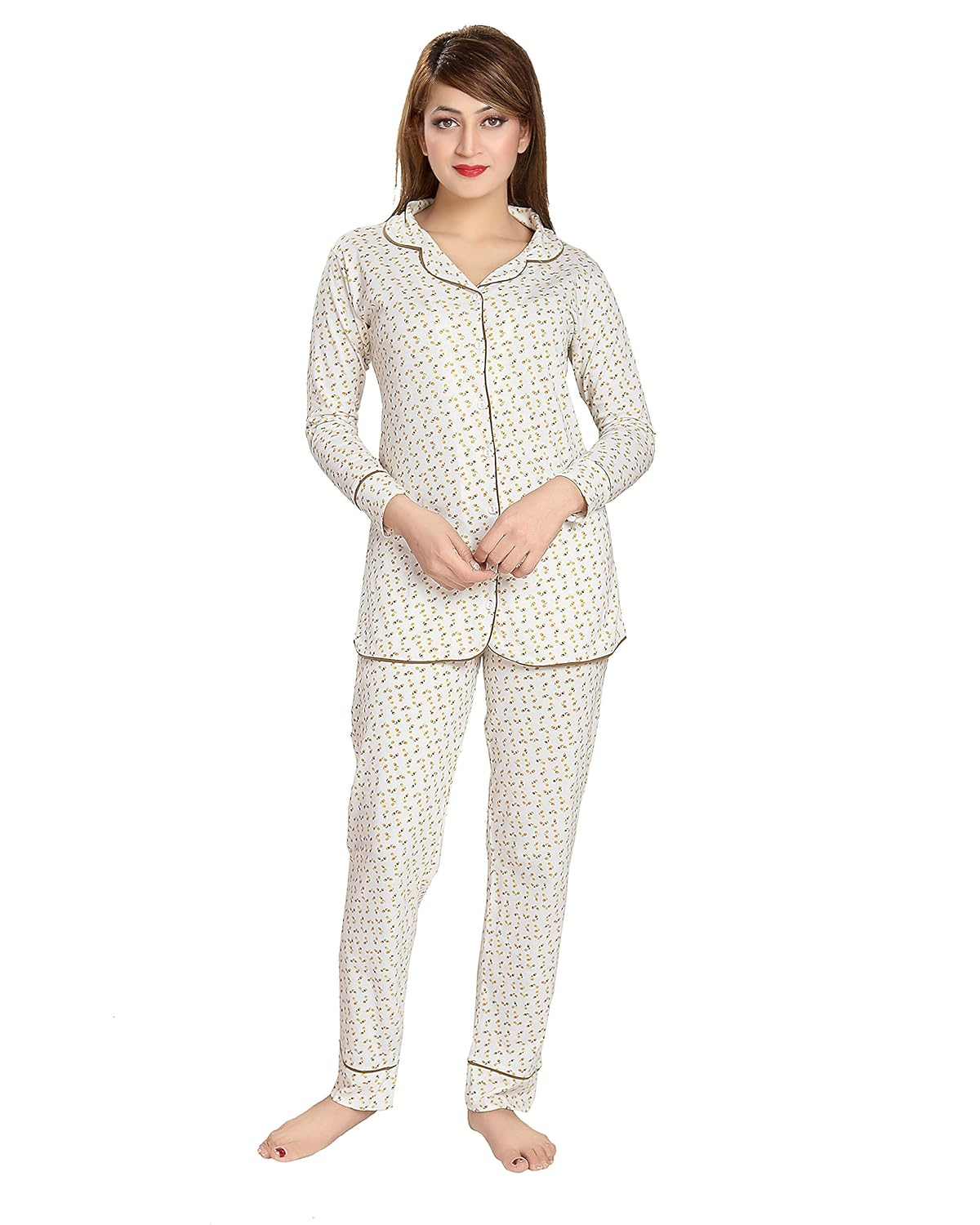 av2 women's cotton night dress