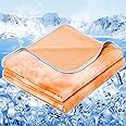 inhand Cooling Blanket Queen Size (90"x90"), Cooling Blankets for Hot Sleepers, Absorbs Heat to Keep Adults Cool for Summer Nights Sweats, Thin Cold Lightweight Blanket for Couch Bed, All Season Use