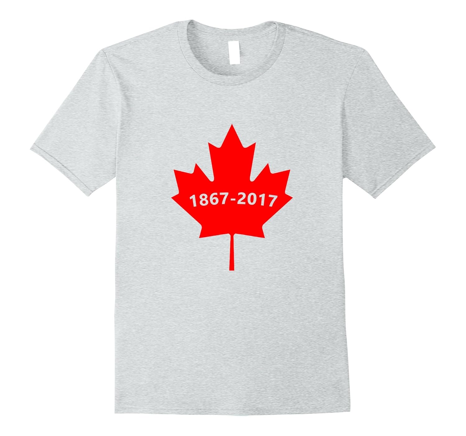 Canadian Flag Maple Leaf Canada 1867-2017 150th T Shirt-ANZ