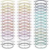 Cunno 50 Pcs Star Shaped Friendship Bracelet Adjustable Wish Bracelet for BFF Women Men Girls Kids Christmas Gifts