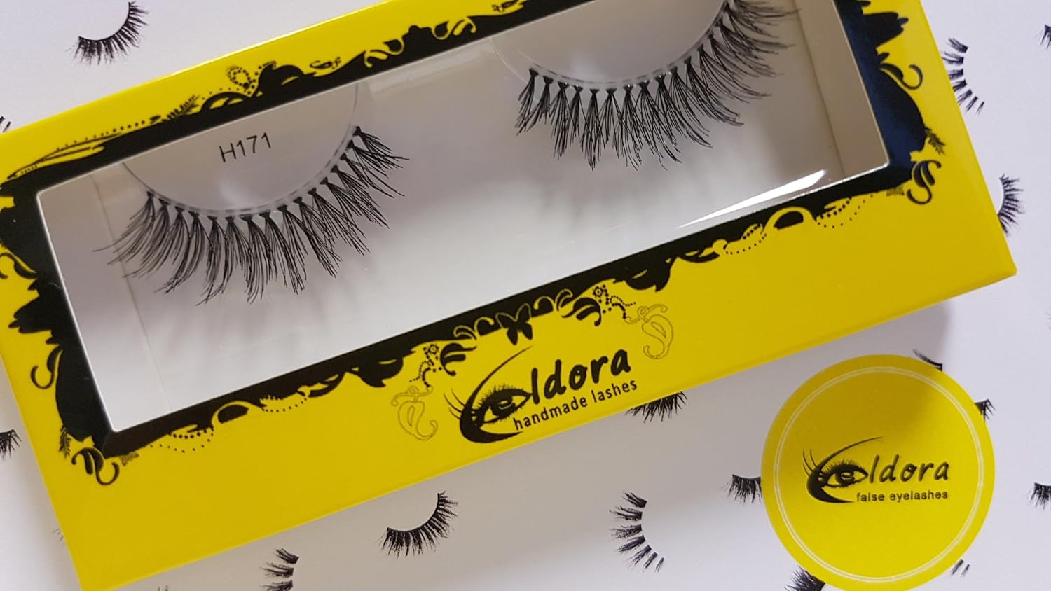 Eldora False Eyelashes H171, Black - Image 4