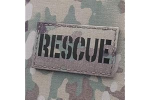TACTICAL FREAKY IR mult1cam Rescue 2x3.5 CSAR SAR Combat Search Tactical Morale Hook Patch