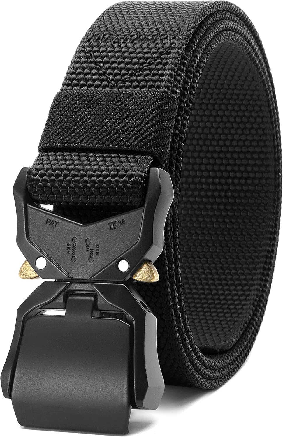 Chaoren Quick Release Tactical Belt, 1.5" Nylon  Heavy Duty Work