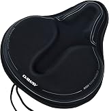DAWAY C6M Memory Foam Bike Seat Cover Extra Soft Pad 11.81 x 10.63 x 2 in