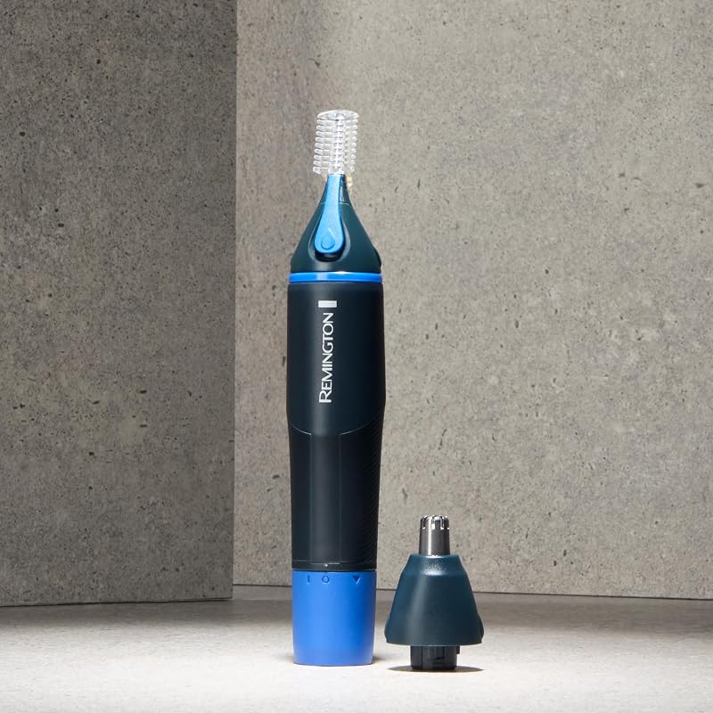 NE3850 Tondeuse-nez [antimicrobienne] série Nano (tête rotative double face, peigne à sourcils, nettoyage facile et rapide), l'emballage peut varier