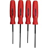 Mayhew Tools 31021 Micro Screwdriver, 4-Piece Set, Red