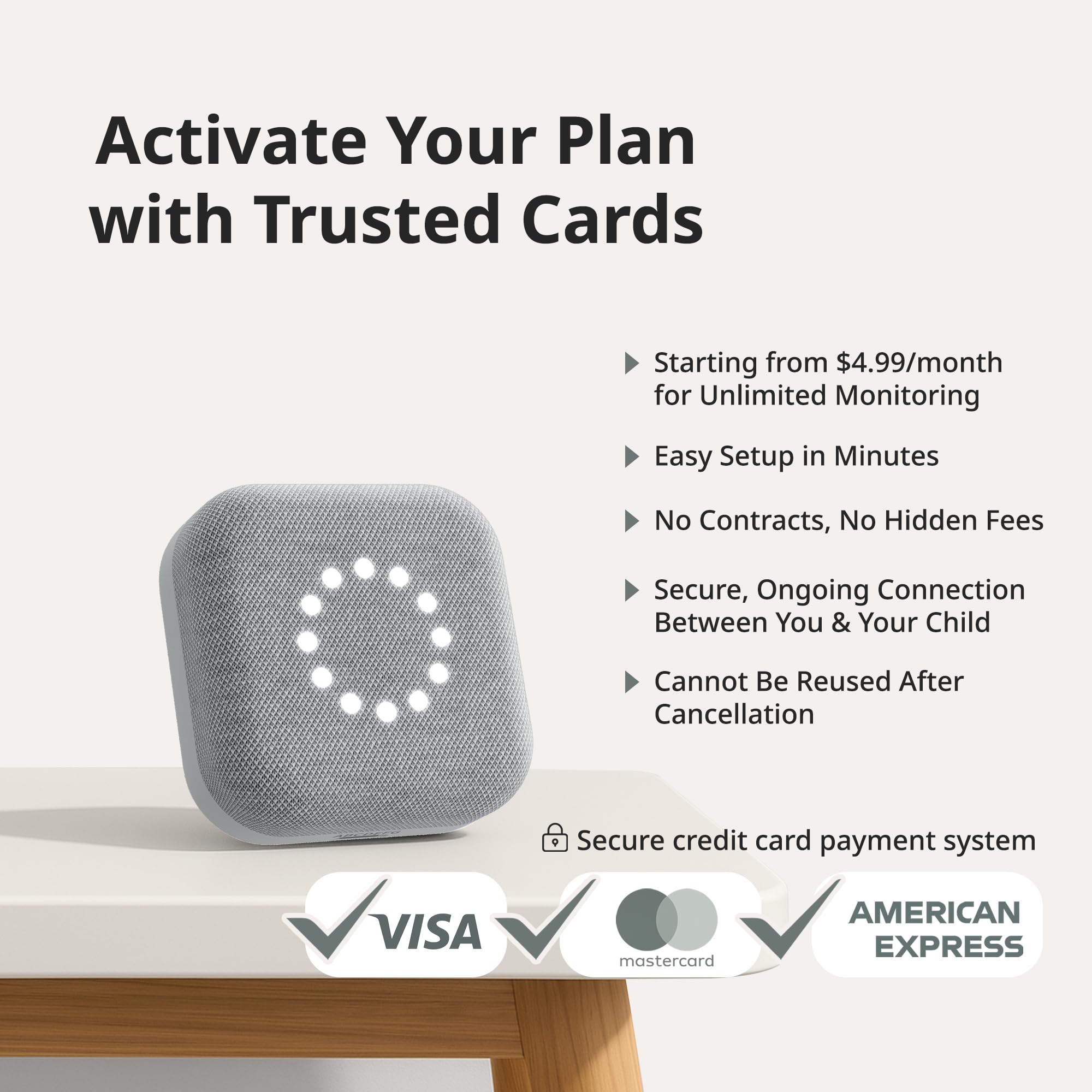 BoT Talk GPS Tracker for Kids with 2-Way Voice Messaging - Screen-Free, Smart AI Alerts, Real-Time Location, 7-Day Battery Life, Made in Japan, Monthly Plan Required