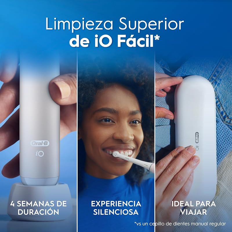 iO 2 Cepillo de Dientes Eléctrico con 1 Cabezal, Rosa Suave