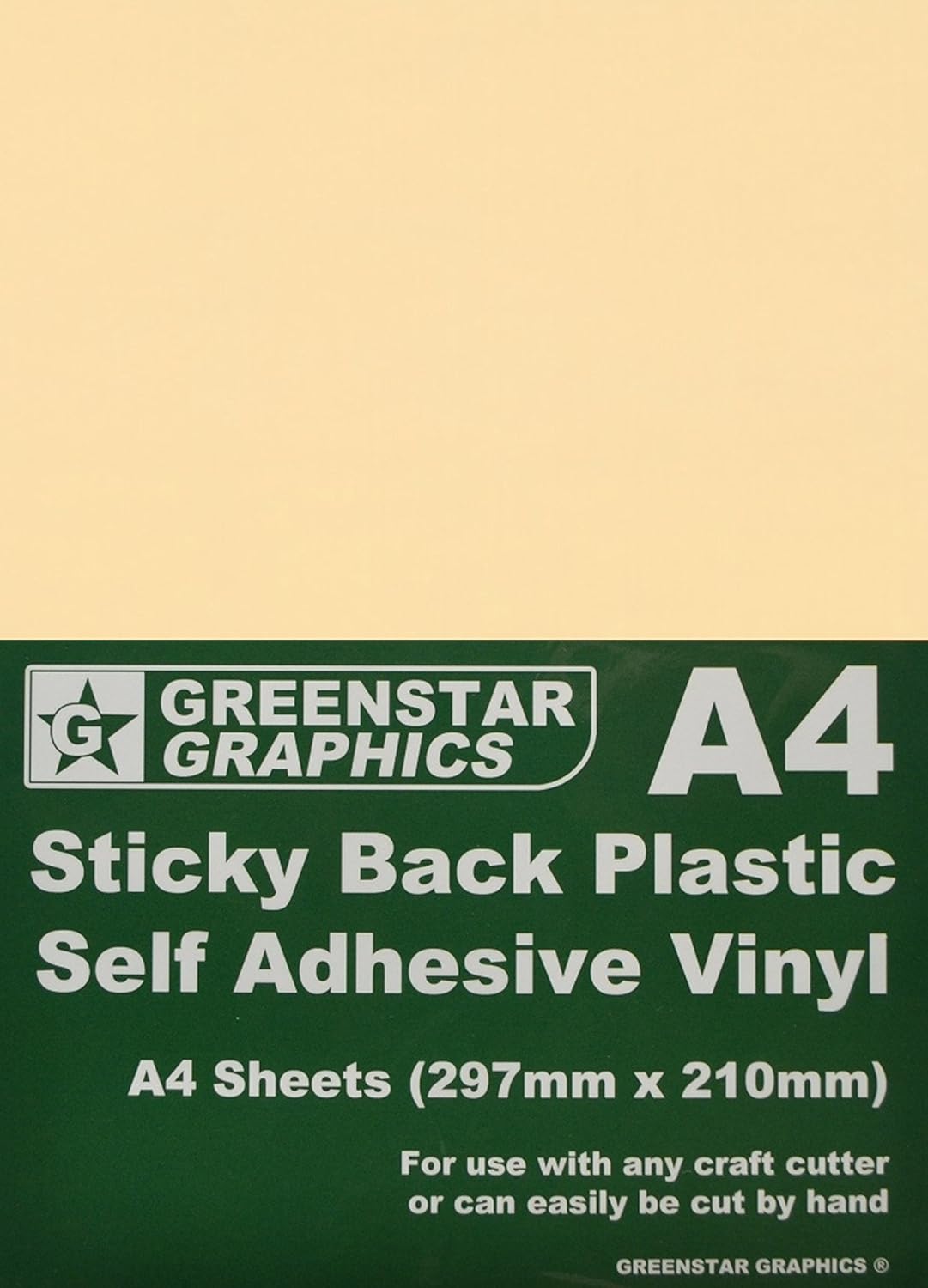 GREENSTAR GRAPHICS ® A4 x 20 STICKY BACK PLASTIC SELF ADHESIVE VINYL (A4 SHEETS MIXED COLOURS) for Hobbies DIY, Arts & Crafts - Image 5
