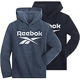 Reebok Boys Fashion Hoodie Sweatshirts 2 Pack Fleece Hoodies for Boys Size 8-20