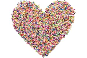 EHOPE 50G Fake Sprinkles Polymer Sprinkles Resin Sprinkles Clay Sprinkles for Resin Nail Art Slices Fake Candy Sprinkles for Nail Art DIY Crafts Cake Phone Case(50g Sugar granules-2)