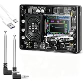 Theremin Instrument, Mini Theremin Electronic Kit with Screen Display | ABS 3.86x2.76x0.63in 107g non-contact speaker Type-C 5V 2 telescopic antennas 70 tones gift for music lovers