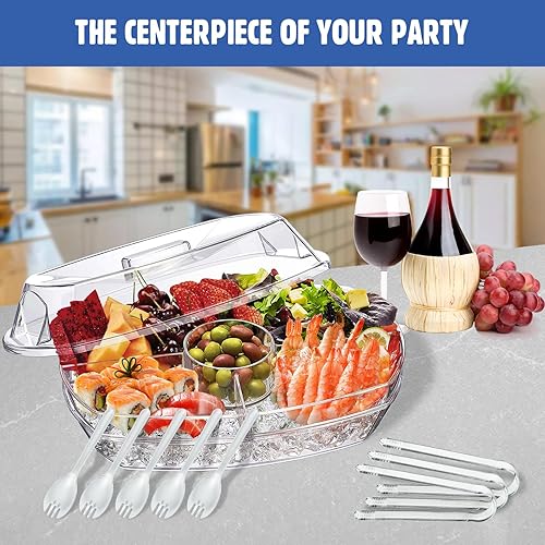 LIMOEASY Chilled Serving Tray, 15