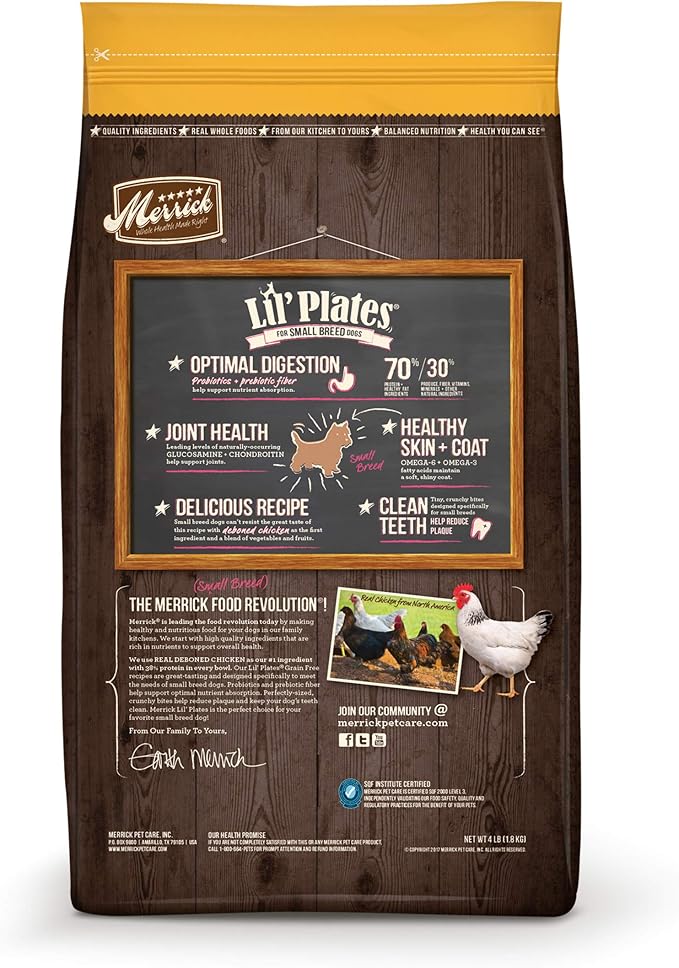 merrick dog food for small dogs