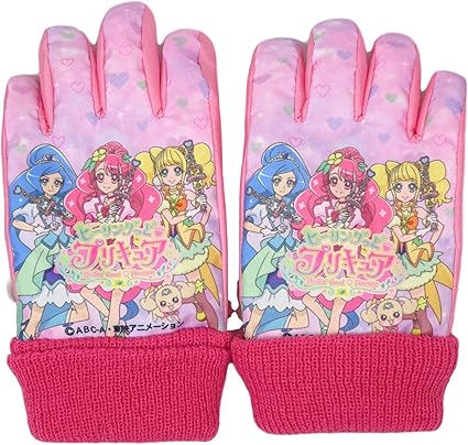 Amazon Co Jp スキー手袋 ヒーリングっどプリキュア キッズ 子供 スノー手袋 スノーグローブ ピンク ベビー マタニティ