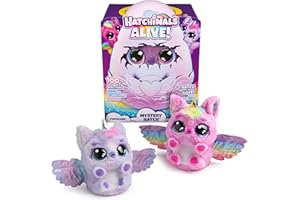 Hatchimals Alive, Mystery Hatch Pufficorn, Surprise Interactive Toy & Egg with Mist, Lights & Sounds (Styles May Vary), Kids 