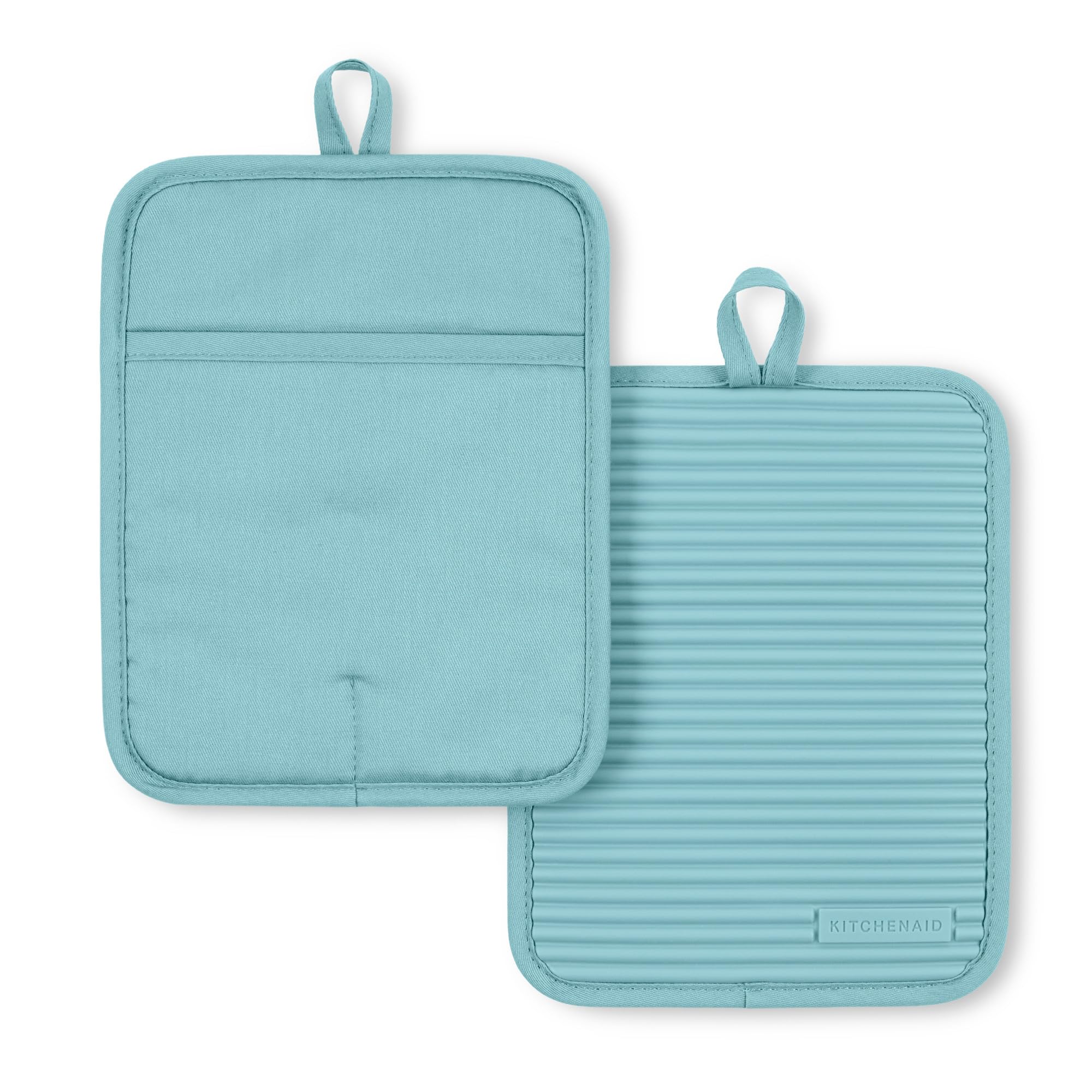 KitchenAid Ribbed Soft Silicone Pot Holder 2-Pack